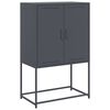 vidaXL Credenza Antracite 68,5x38,5x107 cm in Acciaio