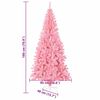vidaXL Albero di Natale con 300 LED con supporto Rosa 180 cm PVC