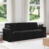 vidaXL Divano Nero 228 x 78 x 80 cm Velluto