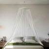 vidaXL Zanzariera per Letto 220 Rete Bianca 56x56x220 cm