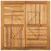 vidaXL Tavolo da Giardino 110x110x75 cm Legno Massello di Acacia