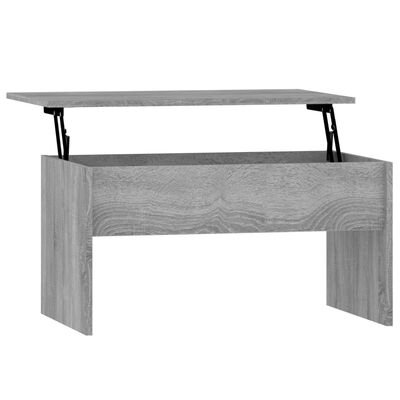 vidaXL Tavolino Salotto Grigio Sonoma 80x50,5x41,5cm Legno Multistrato