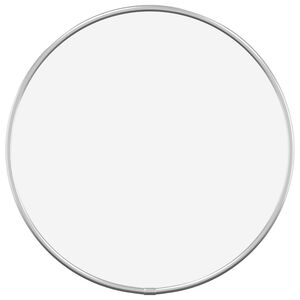 vidaXL Specchio da Parete Argento &Oslash; 30 cm Rotondo
