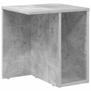 vidaXL Tavolino Grigio cemento 37 x 32 x 40 cm Legno multistrato