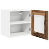 vidaXL Armadio pensile con porta 2 pcs Legno vecchio 40 x 31 x 40 cm