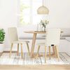 vidaXL Sedie da Pranzo 2 pz Lino