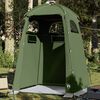 vidaXL Tenda da Doccia Verde Oliva Impermeabile