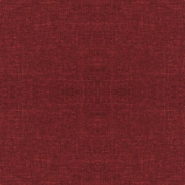 vidaXL Poggiapiedi con Gambe in Legno Rosso Vino in Tessuto