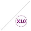 vidaXL Canalina per Cavi 25x25 mm 10 m in PVC