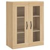 vidaXL Mobile a Parete Rovere Sonoma 69,5x34x90 cm Legno Multistrato