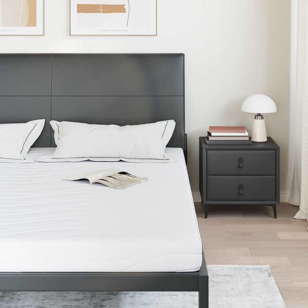 vidaXL Materasso Bianco 180 x 200 cm Tessuto Jacquard