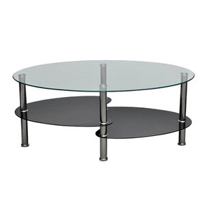 vidaXL Tavolino da Salotto con Design Esclusivo Nero