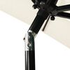vidaXL Ombrellone a Sbalzo a 3 Livelli Palo in Alluminio 2x2 m Sabbia