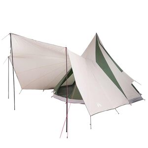 vidaXL Tenda Tipi con tetto Verde 510 x 690 x 330 cm taffet&agrave;