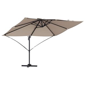 vidaXL Ombrellone 351 x 250 x 260 cm Poliestere e Alluminio Talpa