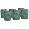 vidaXL Sacchi per Rifiuti da Giardino 12 pz 300 l Verde Polipropilene
