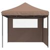 vidaXL Tenda Party Marrone 292 x 292 x 315 cm Tessuto Oxford