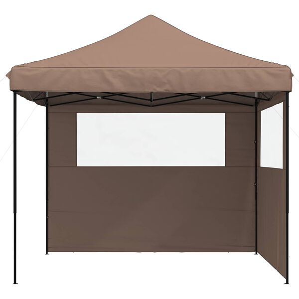 vidaXL Tenda Party Marrone 292 x 292 x 315 cm Tessuto Oxford