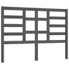 vidaXL Testiera Letto Grigia 166x4x104cm in Legno Massello di Pino