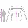 vidaXL Tenda da Campeggio con Portico Cupola 5Persone Blu Impermeabile