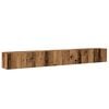 vidaXL Set Mobile TV 3 pz Montato a Parete Legno Antico in Truciolato