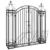 vidaXL Cancello Ornamentale da Giardino Ferro Battuto 122x20,5x134 cm