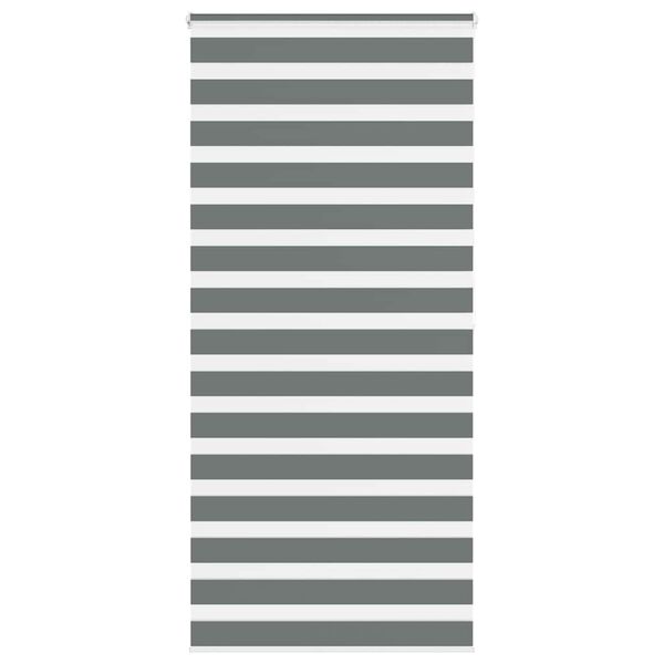 vidaXL Tenda a Rullo Zebra Larghezza Tessuto 105,9 cm Poliestere