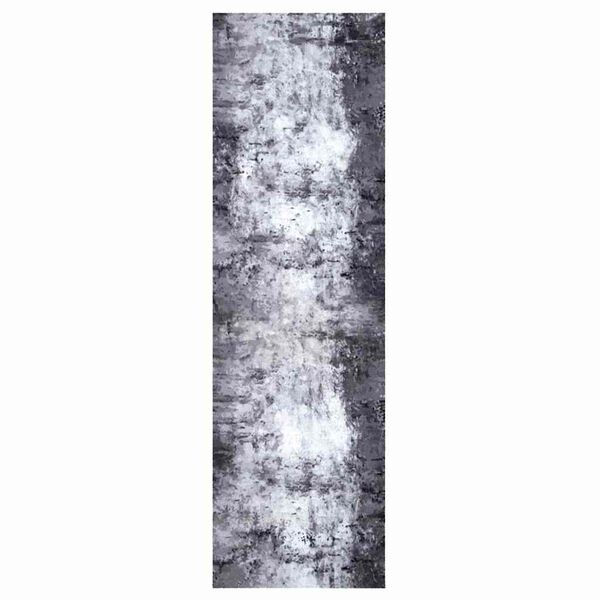 vidaXL Tappeto da Cucina Grigio 150 x 45 cm Velluto