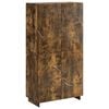 vidaXL Credenza Rovere Fumo 79 x 41 x 151 cm Legno ingegnerizzato