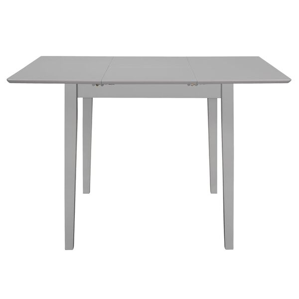 vidaXL Set da Pranzo 3 pz in MDF Grigio
