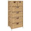 vidaXL Armadietto Portaoggetti 6 Cesti 47x37x100 cm Giacinto d'Acqua