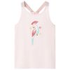 vidaXL Canotta da Bambina Rosa Tenue 92
