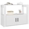 vidaXL Credenza Bianco Lucido 80x30x60 cm in Legno Multistrato