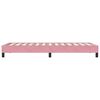 vidaXL Giroletto a Molle senza Materasso Rosa 80x210 cm Velluto