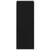 vidaXL Armadio pensile Rovere Nero 20 x 29,5 x 80 cm Legno multistrato
