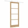 vidaXL Porta scorrevole ORKDAL Naturale 86 x 211 cm