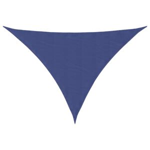 vidaXL Parasole a Vela Oxford Triangolare 5x6x6 m Blu