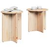 vidaXL Tavolino da salotto 2 pcs Naturale