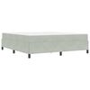 vidaXL Struttura del letto Grigio chiaro 180 x 200 cm Tessuto