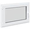 vidaXL Finestra per Soffitta RISOR 90 x 60 cm PVC e Vetro Bianco