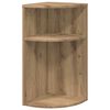 vidaXL Tavolino Rovere artigianale 29,6 x 29,6 x 60 cm