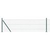 vidaXL Recinzione a maglie con base in cemento 10 x 0,4 m Verde Rete