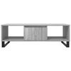 vidaXL Tavolino da Salotto Grigio Sonoma 104x60x35cm Legno Multistrato