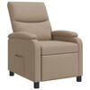 vidaXL Poltrona reclinabile Cappuccino Similpelle