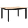 vidaXL Tavolino da salotto Naturale 70 x 50 x 36 cm Pino massello