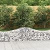 vidaXL Cesti Gabbioni ad Arco 7 pz 200x50x40/60 cm Ferro Zincato