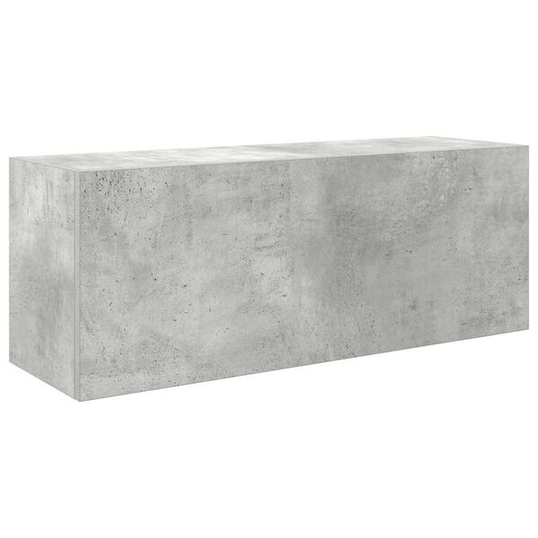 vidaXL Armadietto da Bagno Grigio Cemento 80x25x30 cm in Truciolato