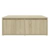 vidaXL Tavolino da Salotto Rovere Sonoma 80x80x31 cm Legno Multistrato