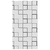 vidaXL Tenda a Rullo Doccia 130x240 cm Larghezza Tessuto 126 cm