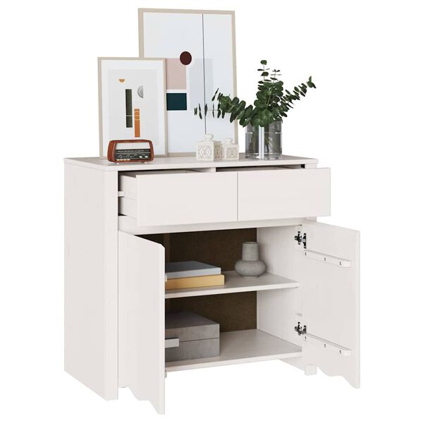 vidaXL Credenza Drammen Bianco 79 x 43 x 75.5 cm